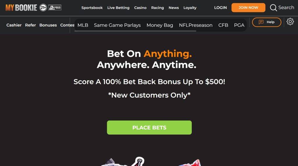 MyBookie betting interface – user-friendly offshore sportsbook with strong promotions